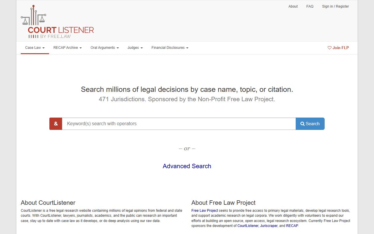 Grant County Court records CourtListener legal search