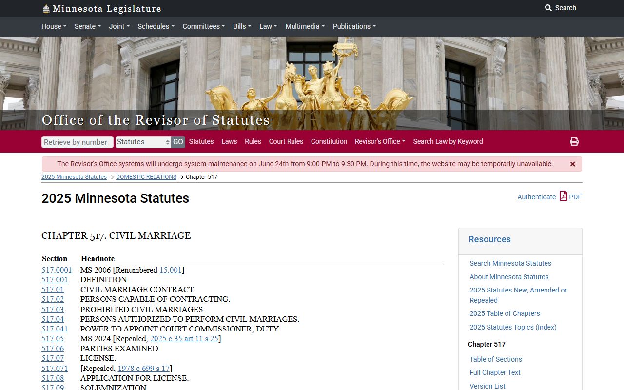 Grant County marriage and divorce records Minnesota marriage statutes